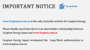 Official Leapton Solar Australia Website